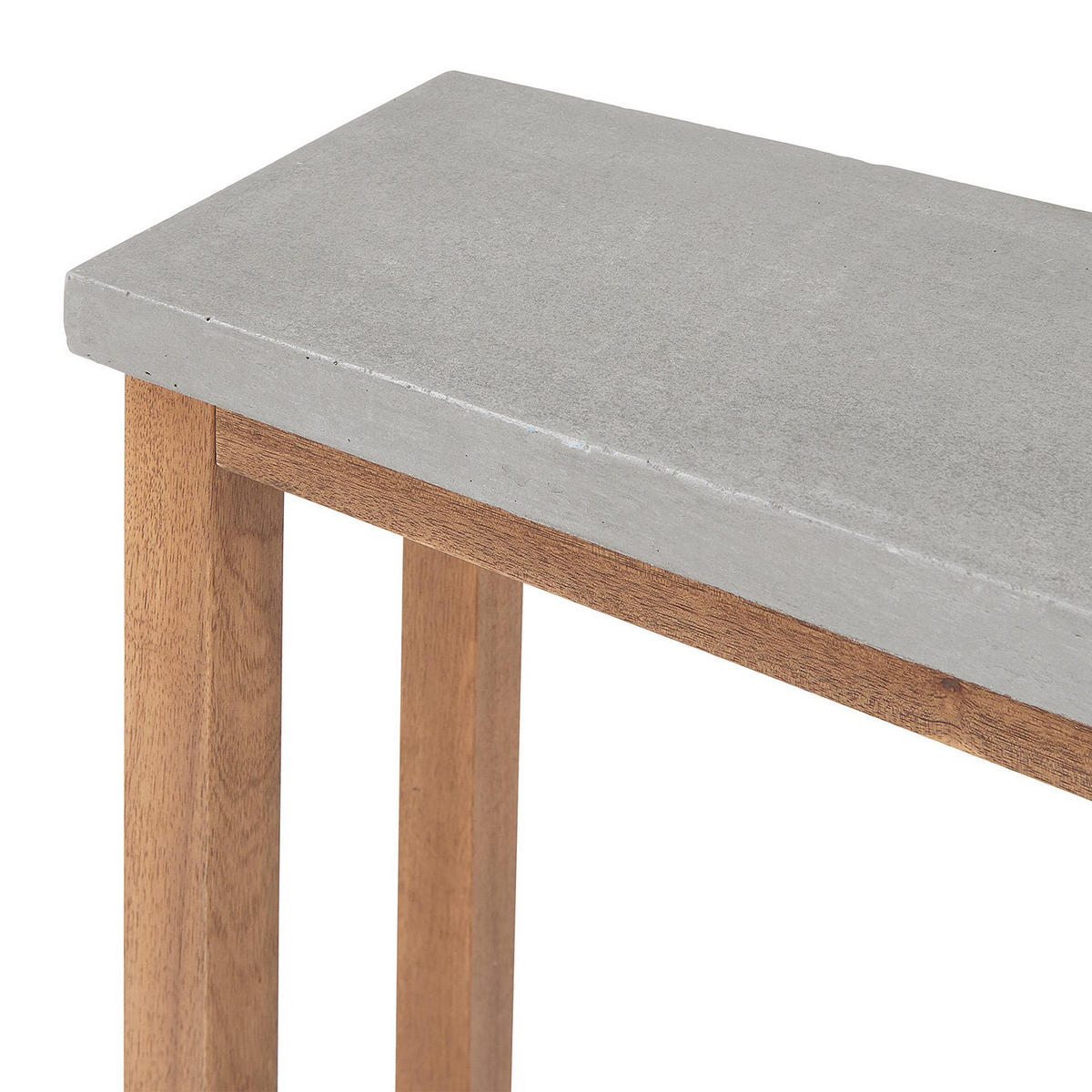BEISTELLTISCH Concrete - Braun, Holz (20/85/70cm) - BUTLERS