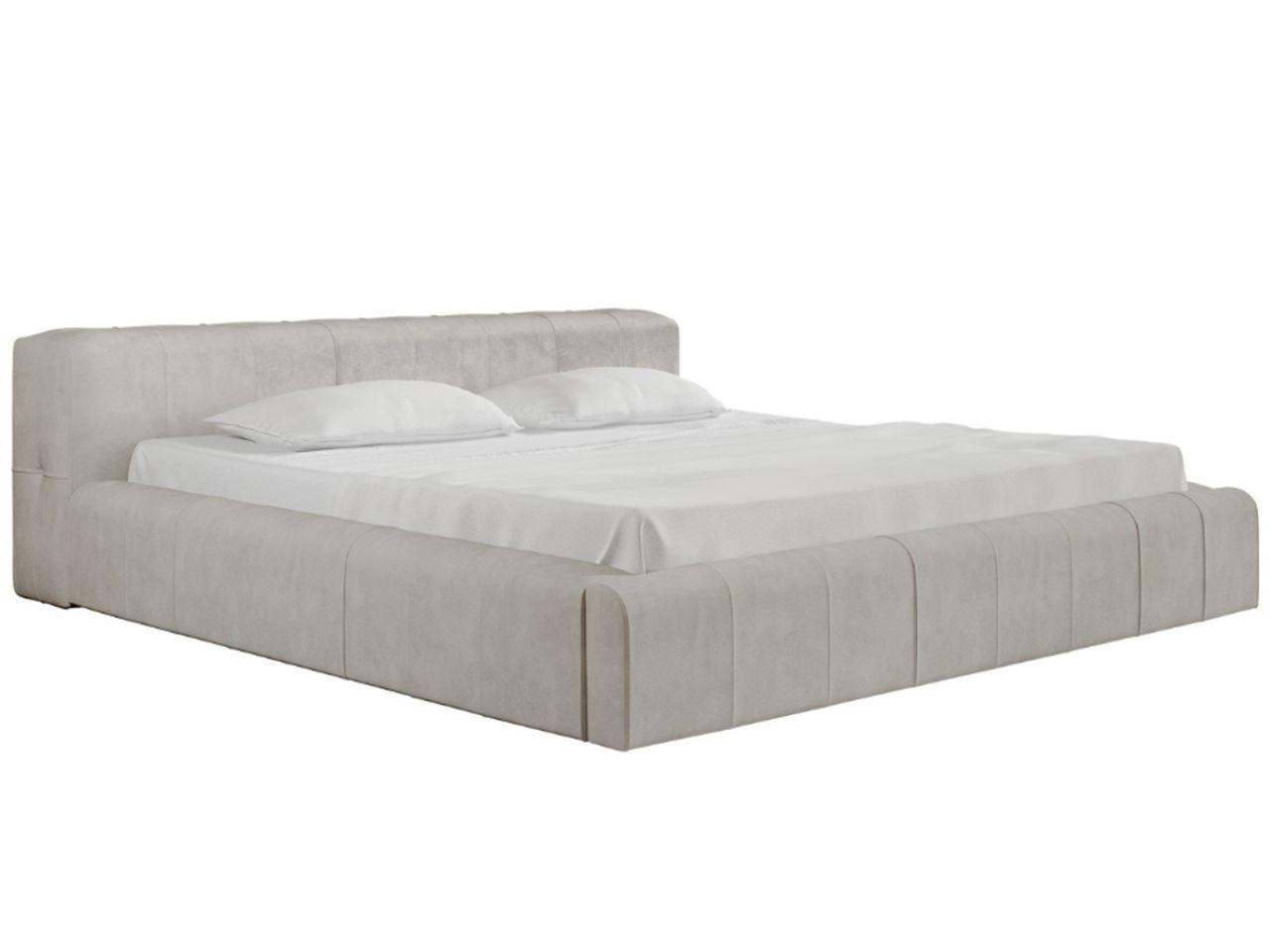 POLSTERBETT Lipari 160x200 Beige - Beige/Naturfarben, Holz/Textil (160/200cm) - Graingold