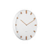 WANDUHR Grace Ø40 cm - Weiß, Metall (40/40/4.5cm) - Karlsson