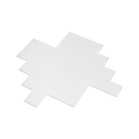 FLIESENAUFKLEBER 1 Stück 30,5 x 30,5 cm Selbstklebende Fliesen - Corbe Bianco - Weiß, Kunststoff (30.5/0.16/30.5cm) - Mazovia