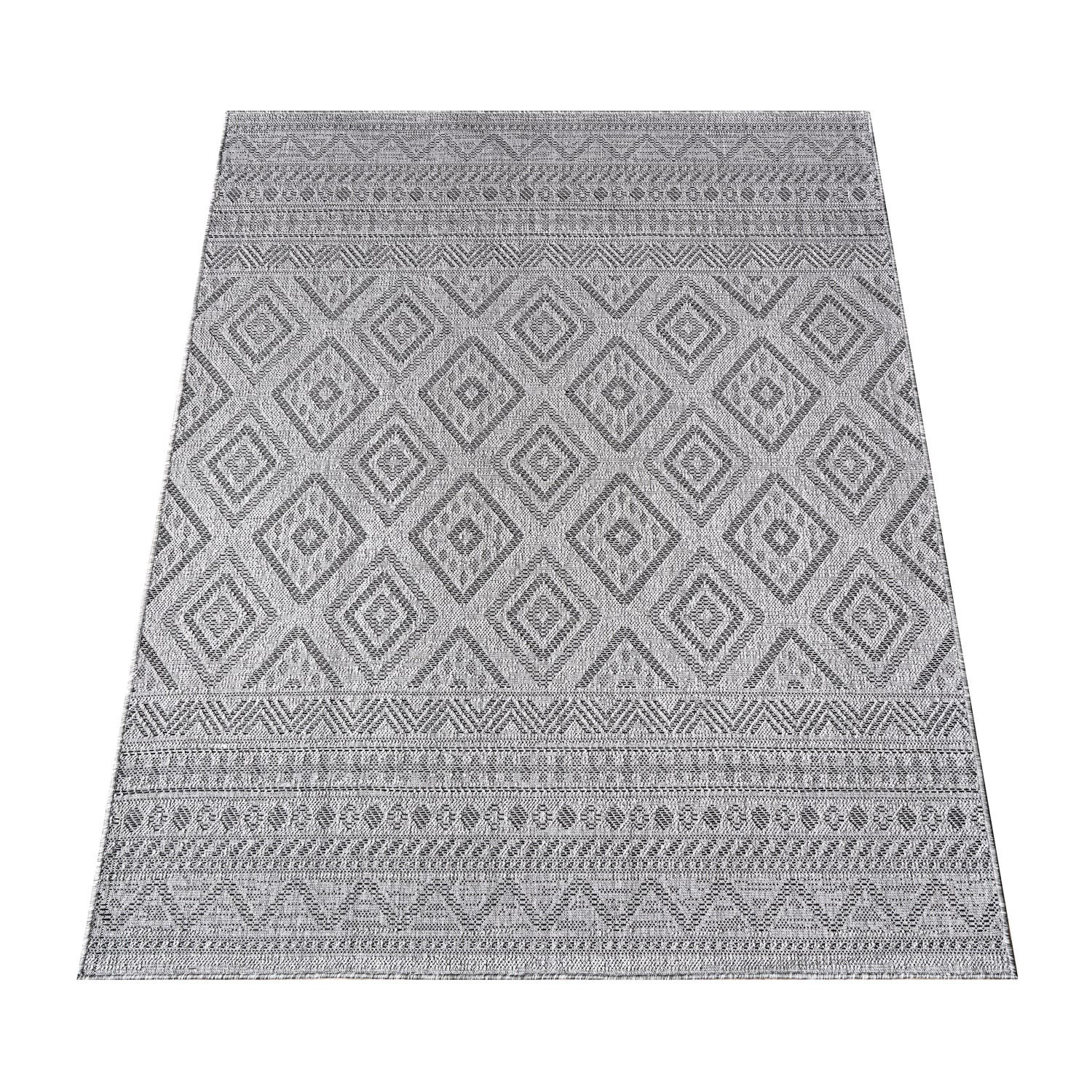 OUTDOORTEPPICH 200/280 cm Vermont 184 - Anthrazit, Kunststoff (200/280cm) - Paco Home