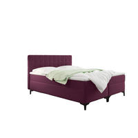 BOXBETT Mit Bettkasten Denver Stoff Muna Rosa 120x200 cm H3-Bonell - Rosa, Holz (120/200cm) - Kaiser Möbel