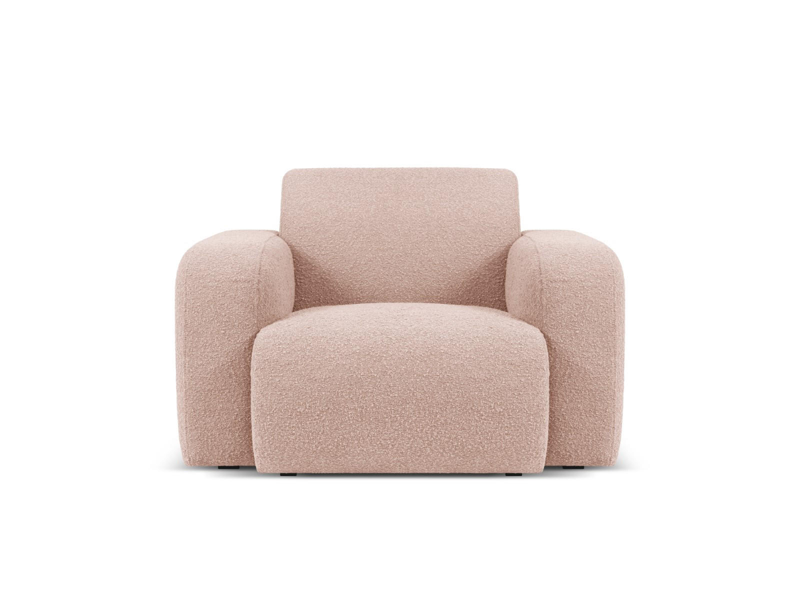 SESSEL Molino aus Boucle puderrosa - Pink, Textil (95/72/105cm) - Micadoni