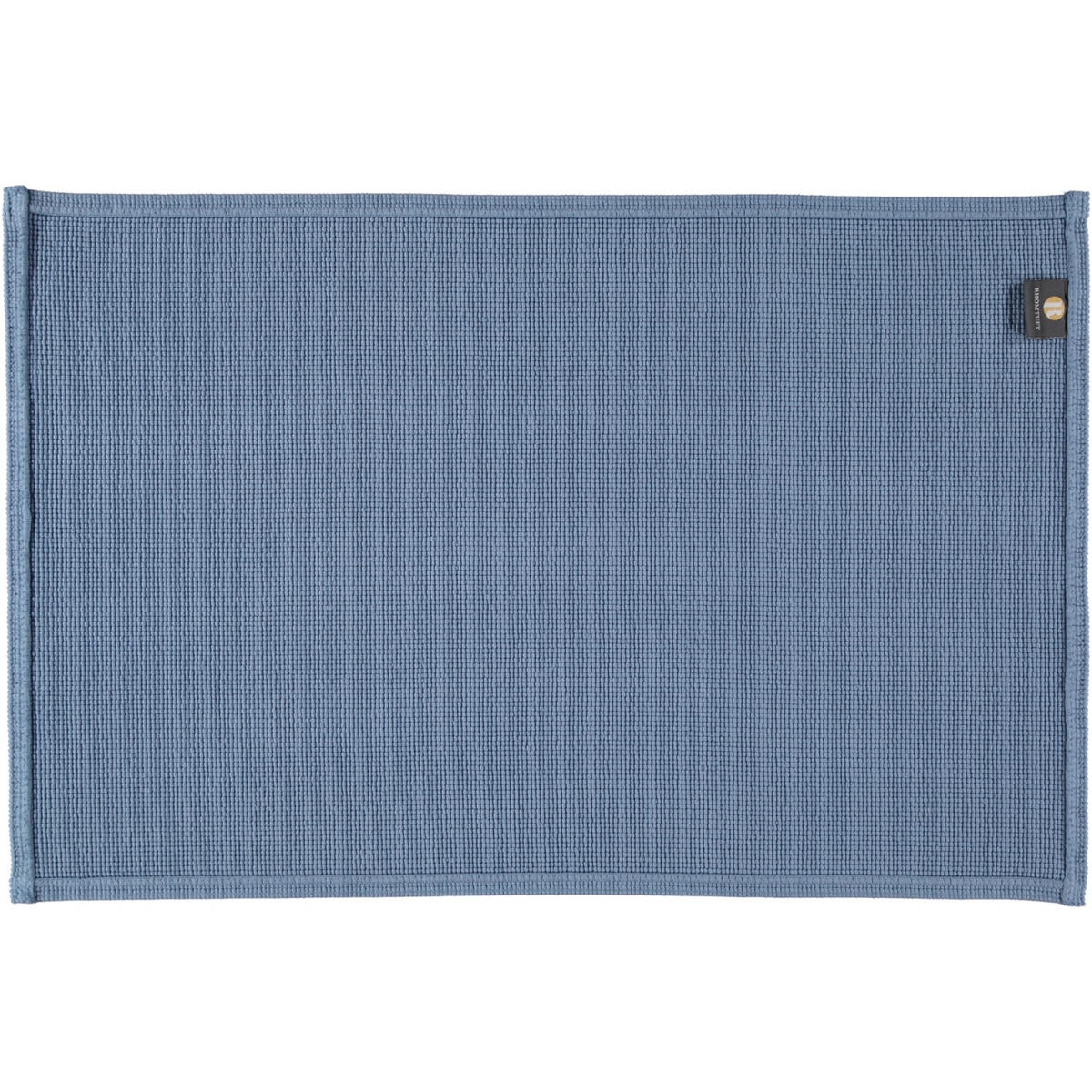 BADEMATTEN PLAIN AQUA - 78 - Blau, Textil (70/120cm) - Rhomtuft