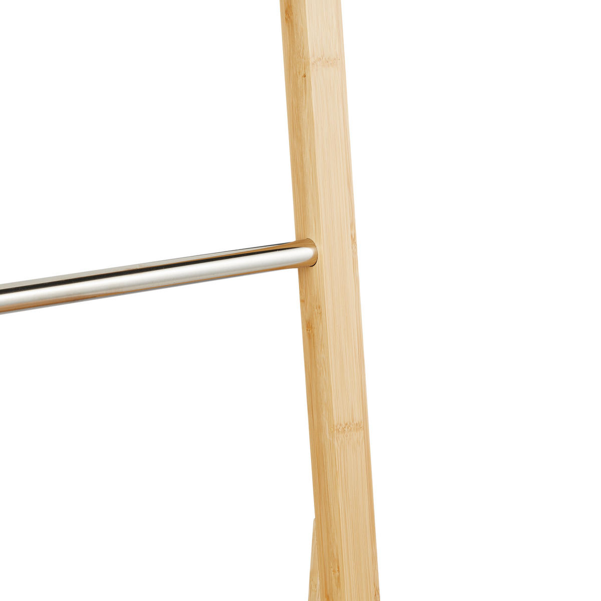 HERRENDIENER - Hellbraun, Holz/Metall (40/133/42cm) - Relaxdays