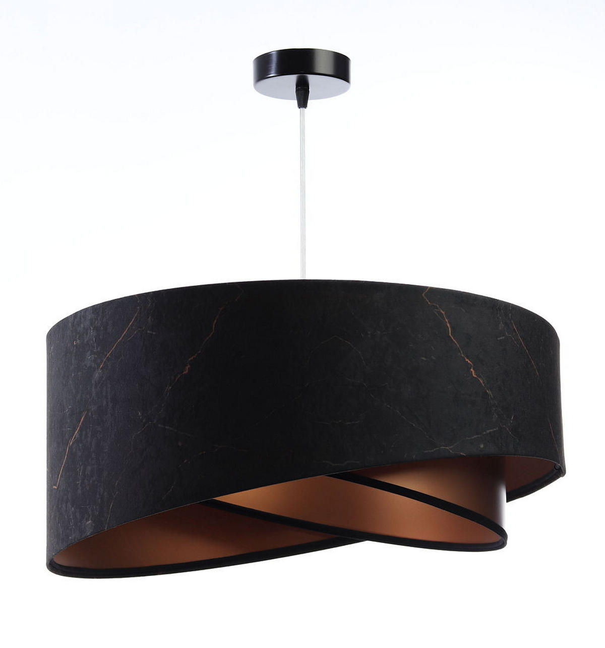HÄNGELEUCHTE Kupfer 50/23 cm - Kupferfarben, Kunststoff (50/1/23cm) - ONZENO