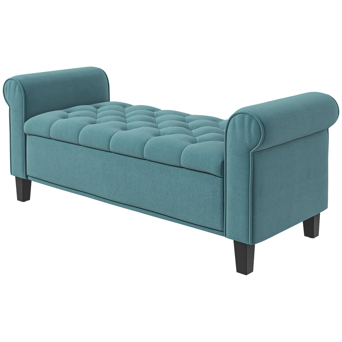 SITZBÄNKE Grün 1 Stück - Grün, Kunststoff (126/57/48.5cm) - GiPP