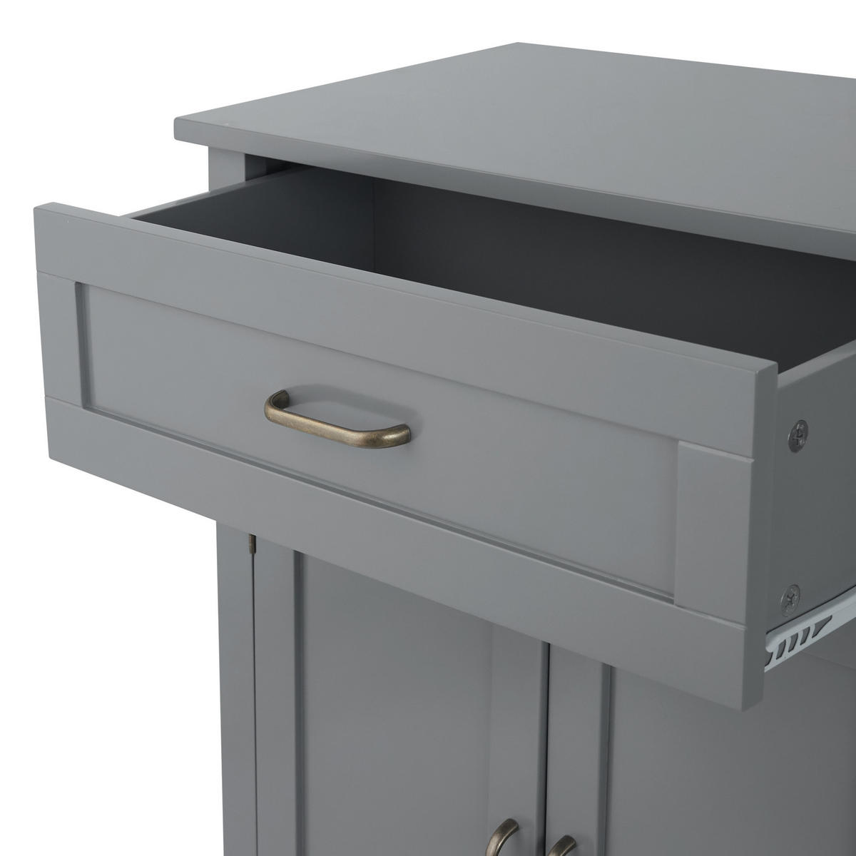 MIDISCHRANK Grau - Grau, Holzwerkstoff (33/85.7/85.7cm) - Teamson Home