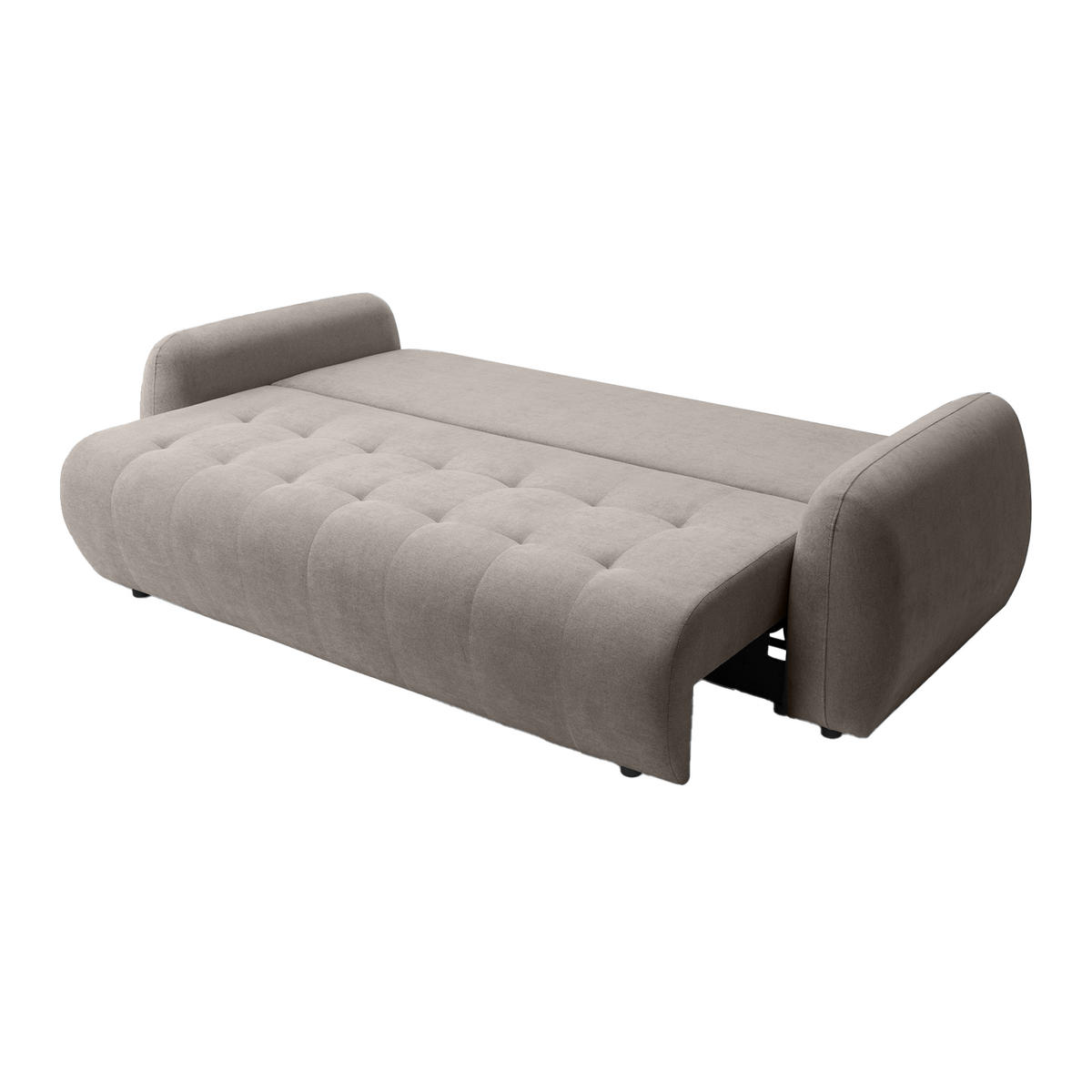SOFA ARNIS mit Schlaffunktion, Taupe - Taupe, Textil (252/70/105cm) - Fedve
