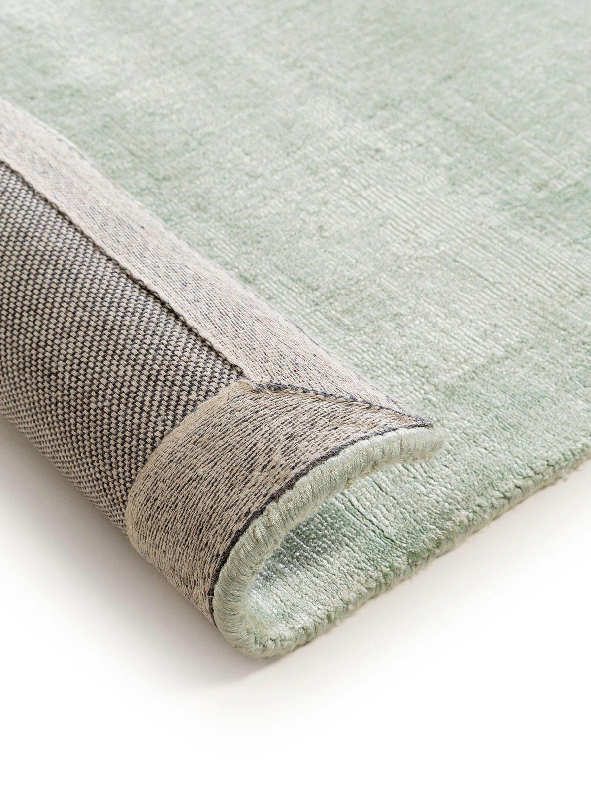 VISKOSETEPPICH Nova Mint 160x230 cm - Mintgrün, Textil (160/230cm) - benuta Pure