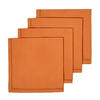 STOFFSERVIETTEN 4er-Set terrakotta 45/45 cm, 100% Baumwolle - Terracotta, Textil (45/45cm) - Homescapes