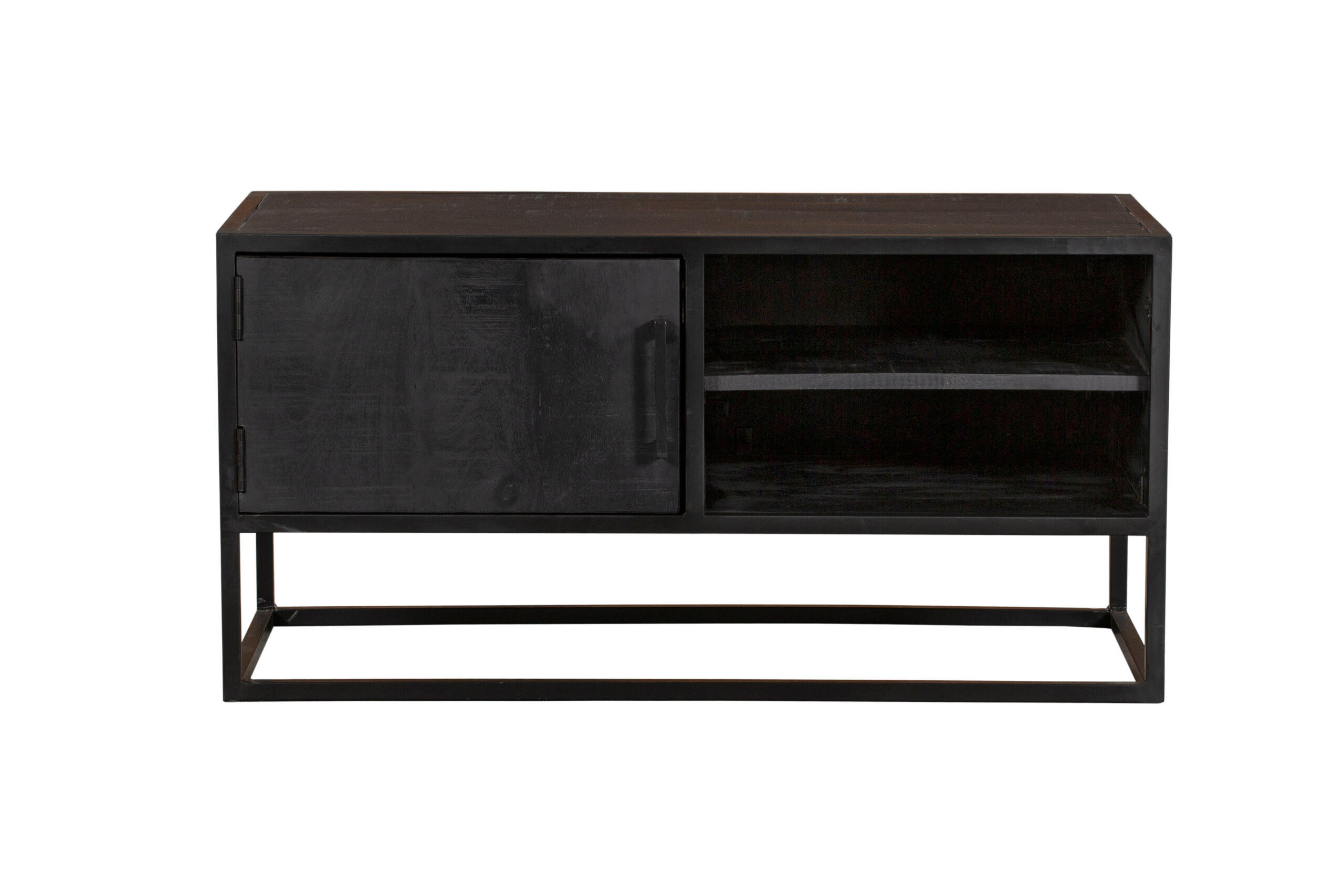 TV-MÖBEL Denver Schwarz 45/100/50 cm - Schwarz, Holz (100/50/45cm) - Starfurn
