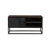 TV-MÖBEL Denver Schwarz 45/100/50 cm - Schwarz, Holz (100/50/45cm) - Starfurn