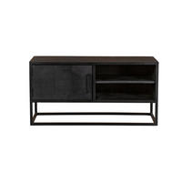 TV-MÖBEL Denver Schwarz 45/100/50 cm - Schwarz, Holz (100/50/45cm) - Starfurn