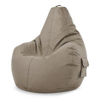 SITZSACK Lounge Chair "Cozy" 80x70x90cm - Braun, Textil (70/90/80cm) - Green Bean