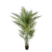 KUNSTBAUM Künstliche Goldfruchtpalme - Eva 200 cm - Grün, Kunststoff (205cm) - aplanta