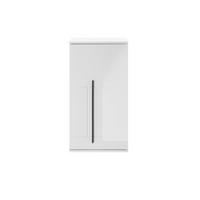 HÄNGESCHRANK M12 Weiß Hochglanz 45/85/30 cm - Weiß Hochglanz, Holzwerkstoff (45/85/30cm) - Livojo