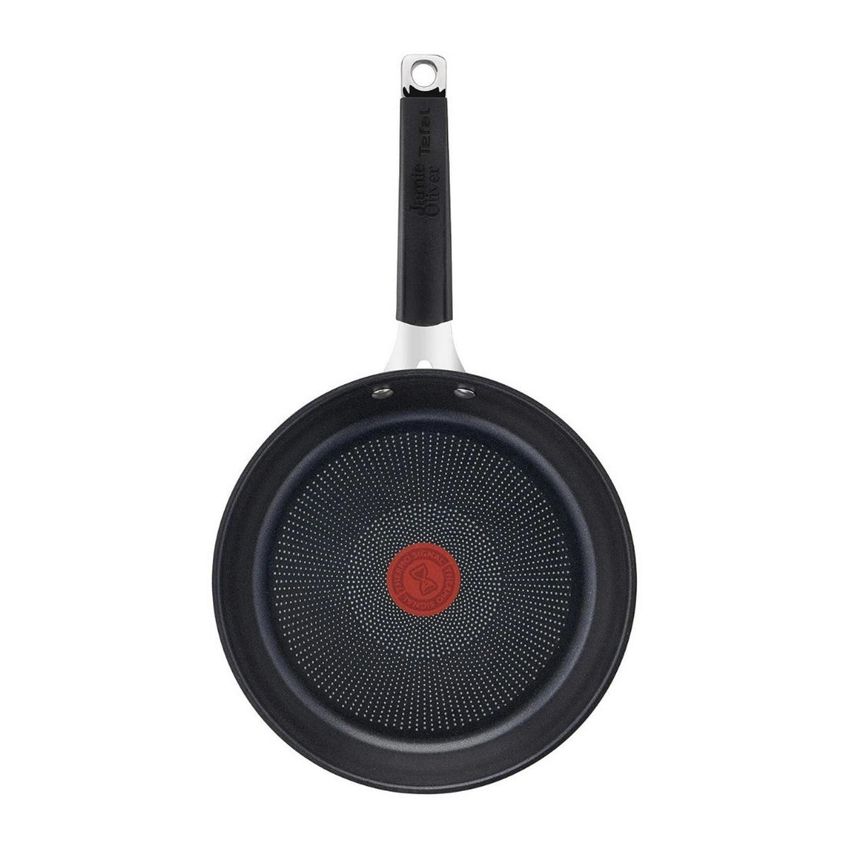 BRATPFANNE 24 cm Edelstahl Antihaft Induktion Schwarz für alle Herdarten - Silberfarben/Schwarz, Kunststoff/Metall (24cm) - Tefal