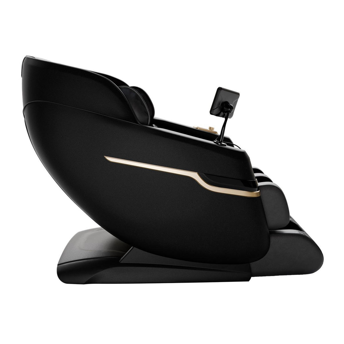 MASSAGESESSEL Naxos Schwarz - Schwarz, Textil (75/105/142cm) - Juskys