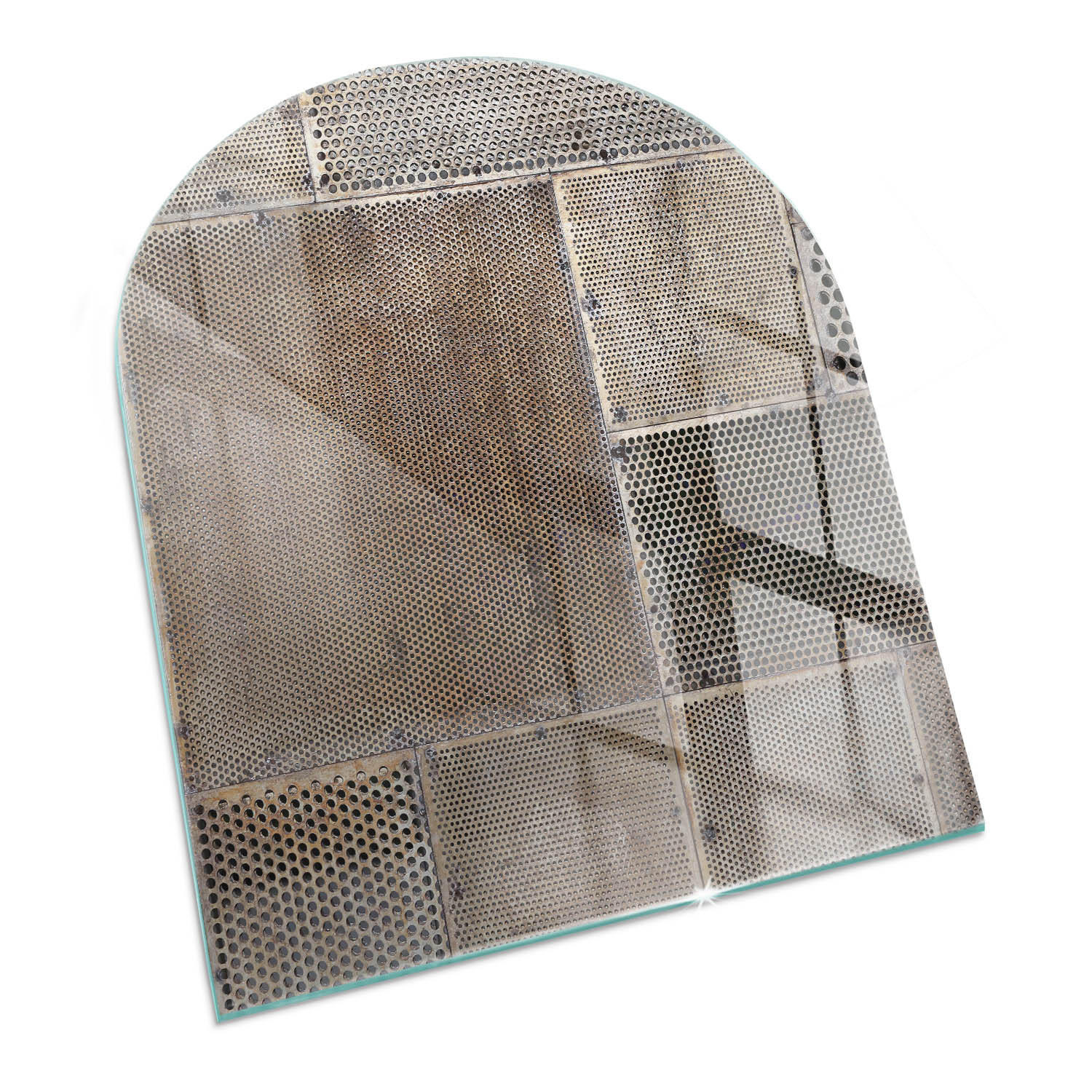 ArtPrintCave Glasplatte Beige 80x70x0.4 cm