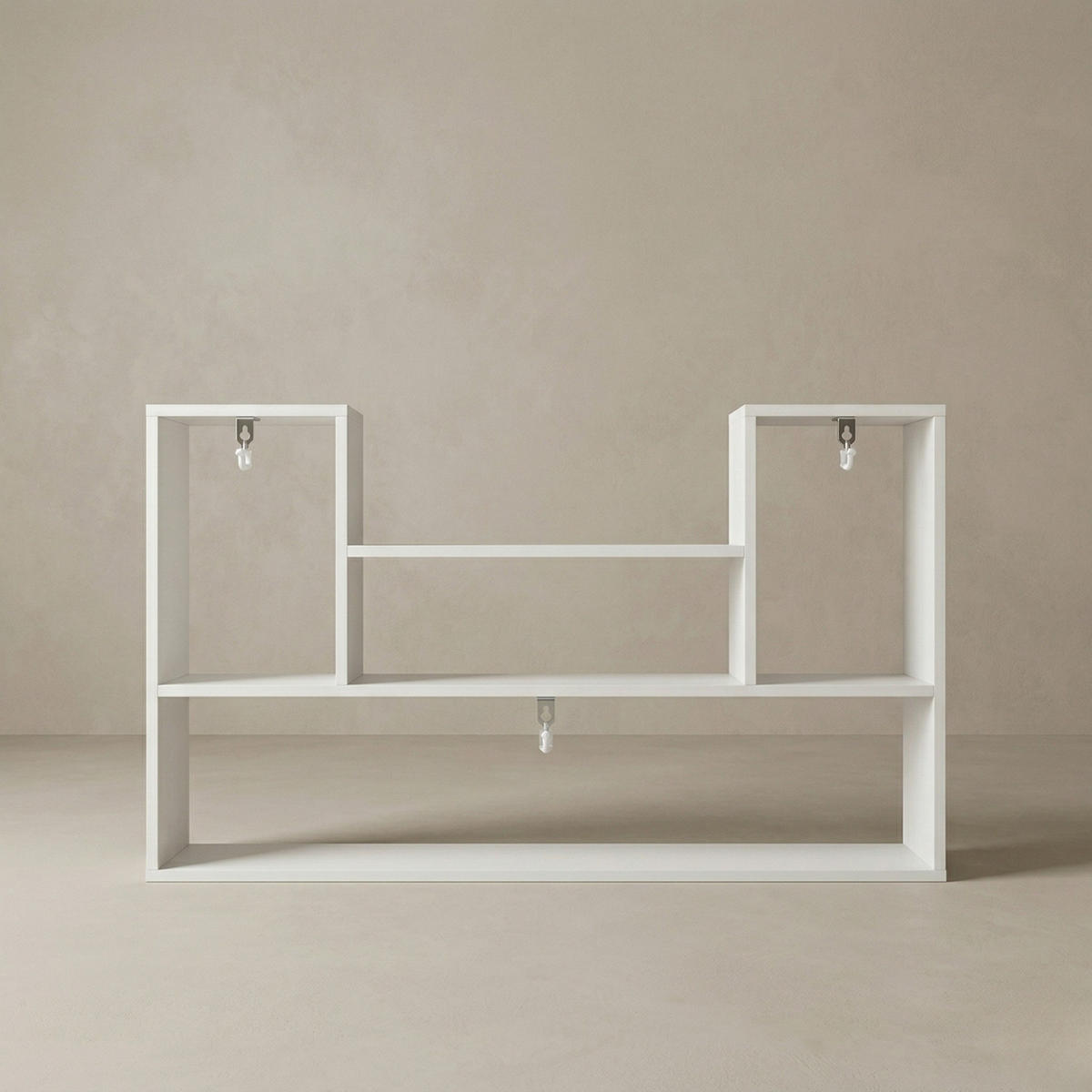 WANDREGAL Talo 100/60/16 cm - Weiß, Holzwerkstoff (100/60/16cm) - EDAXO