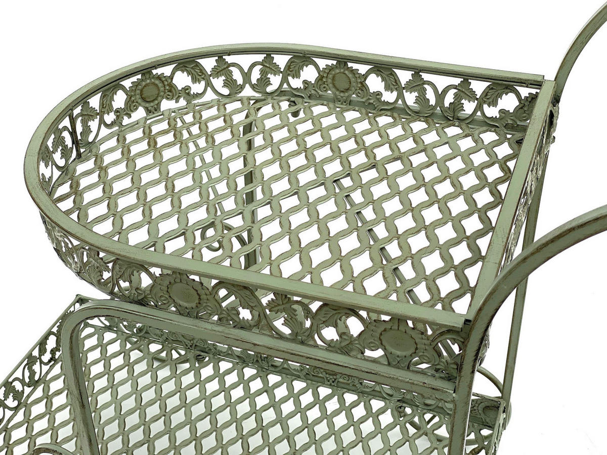 SERVIERWAGEN Metall Küchenwagen 70 cm 93979 - Braun, Metall (50/84/18cm) - DanDiBo