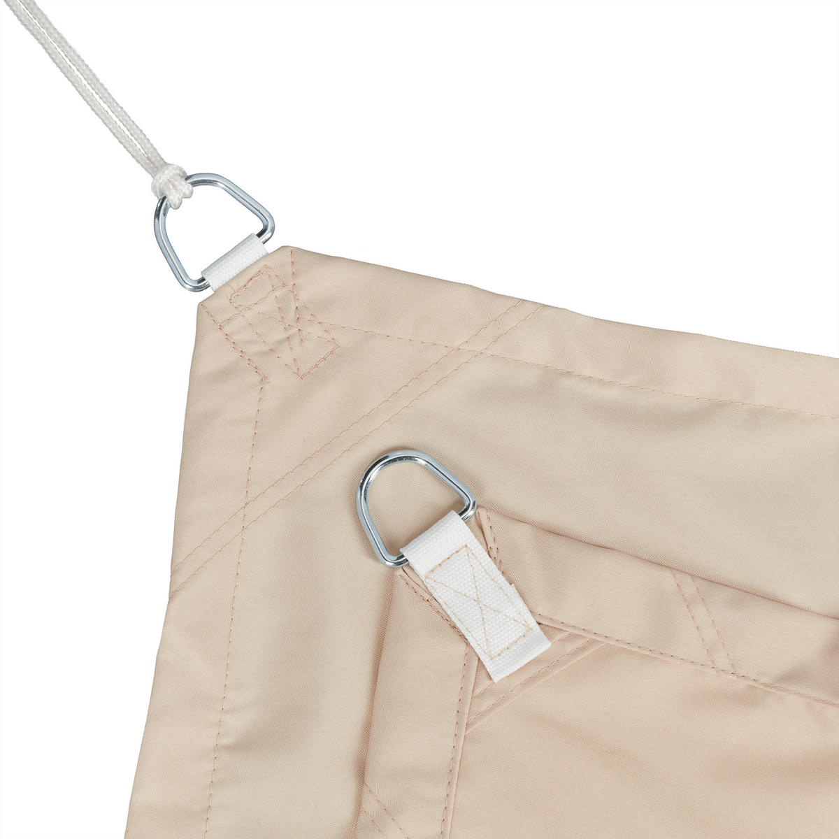 MARKÍZA - béžová, kov/textil (350/350cm) - Relaxdays