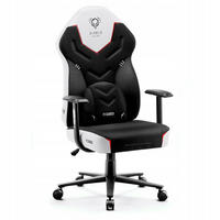 GAMINGSTUHL X-GAMER - Schwarz/Weiß, Metall (68/118/56cm) - Diablo Chairs