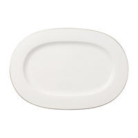 SERVIERPLATTE Anmut Platinum No.1 weiß 41 x 29 cm - Weiß, Keramik (28.5/2.6/41.3cm) - Villeroy & Boch