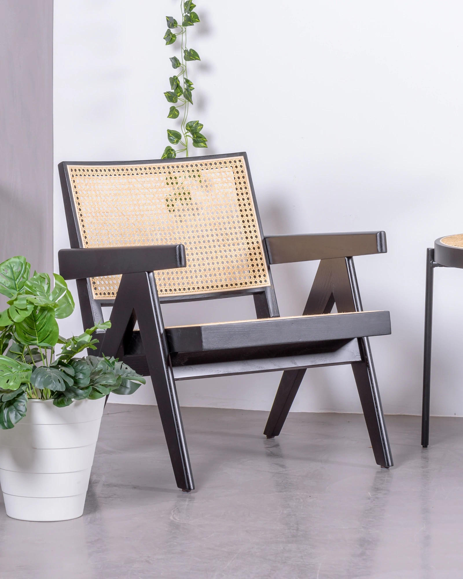 SESSEL Schwarz - Schwarz, Holz (59/70/58cm) - Nest Dream