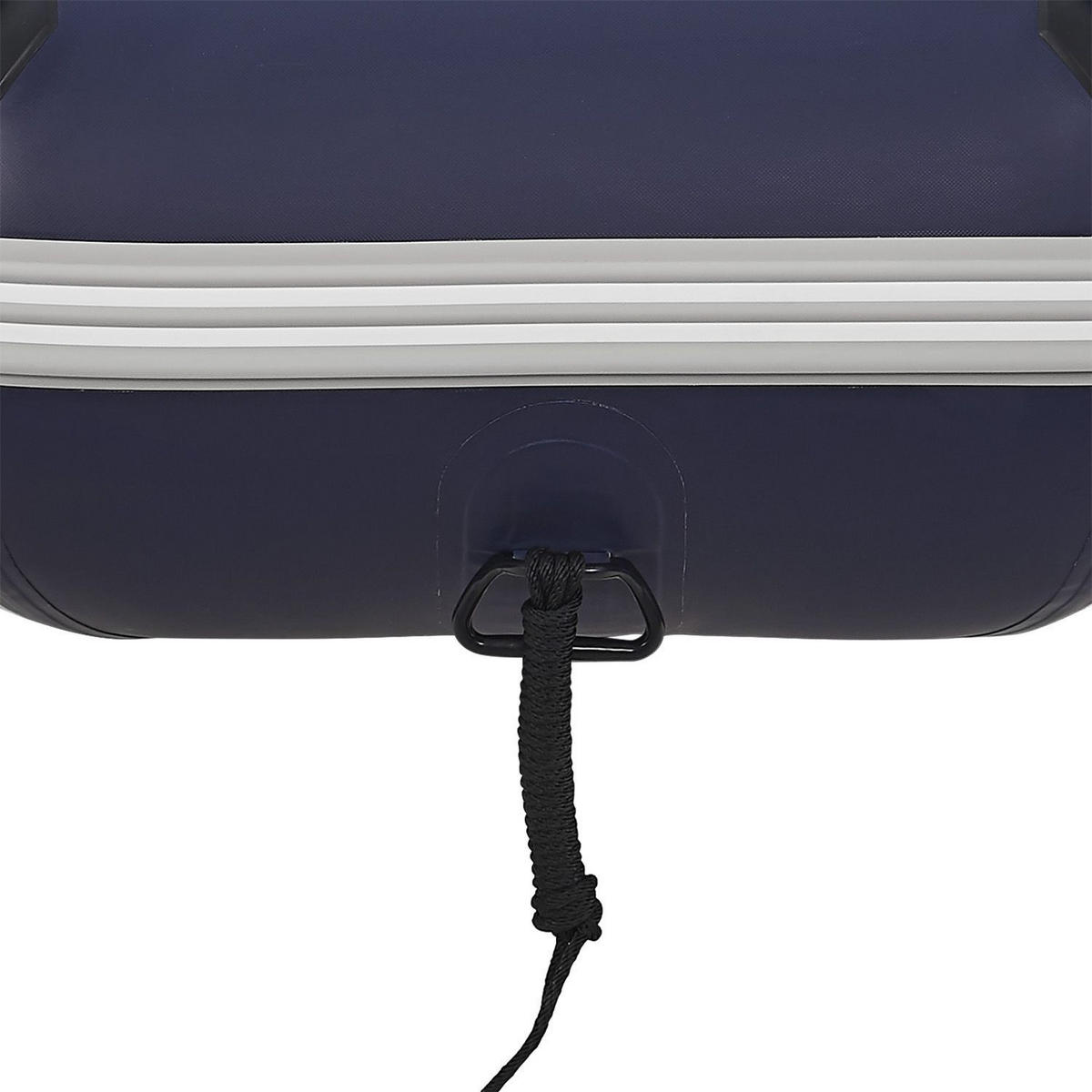 SCHLAUCHBOOT Paddelboot 3,80 m inkl. Tasche & Reparaturset - Grau, Kunststoff (380/170/77cm) - Artsport