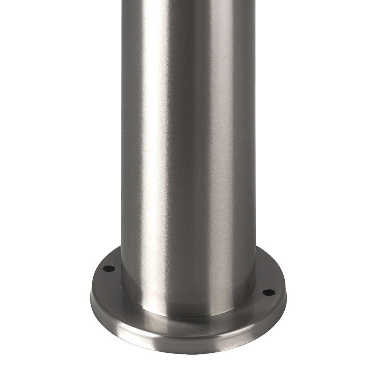 LED WEGELEUCHTE Edelstahl Silber opal 4er Set - Silberfarben, Metall (11/80/80cm) - Globo Lighting