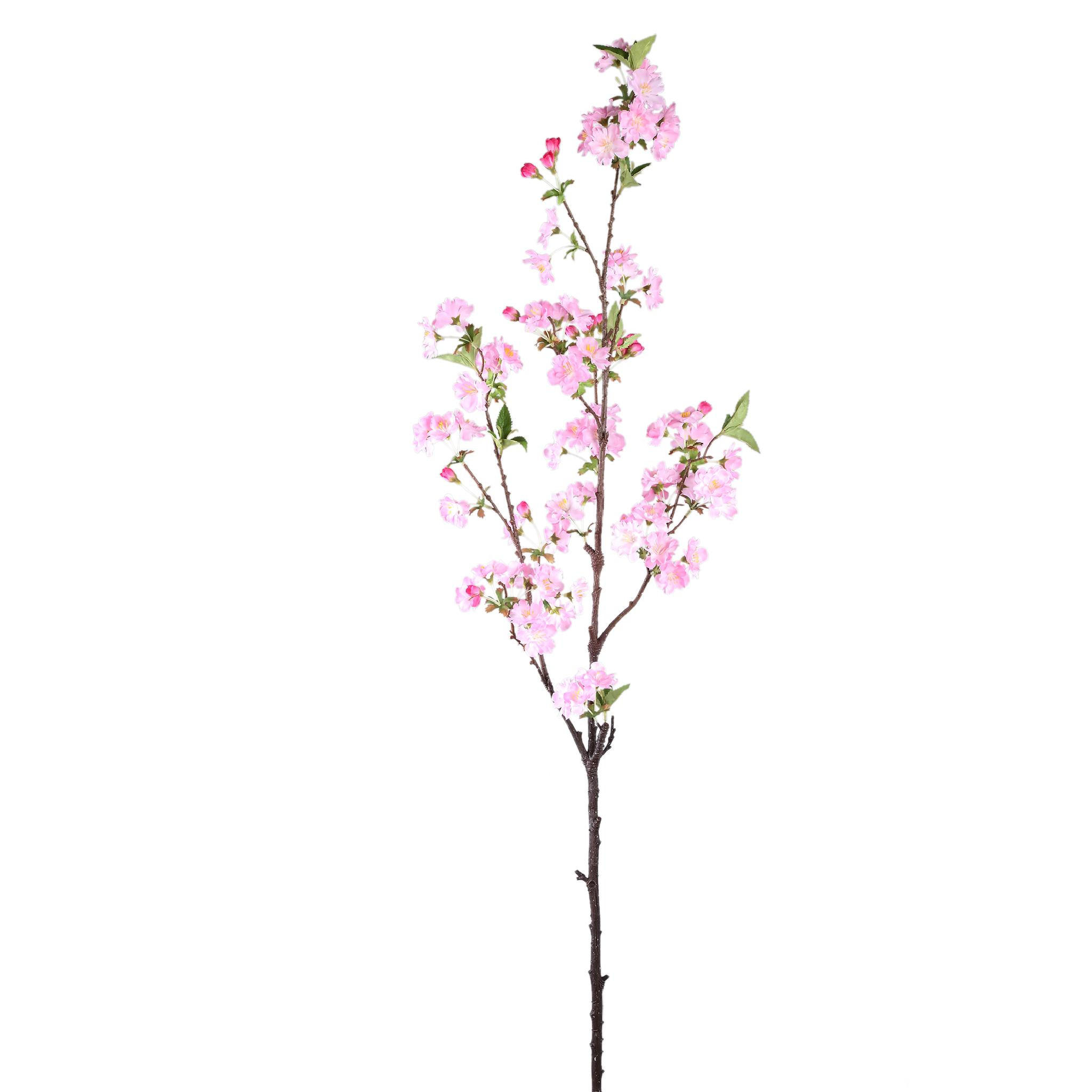 KUNSTBLUME Blossom Rosa 50/30/95cm - Pink, Textil (95cm) - PTMD Collection