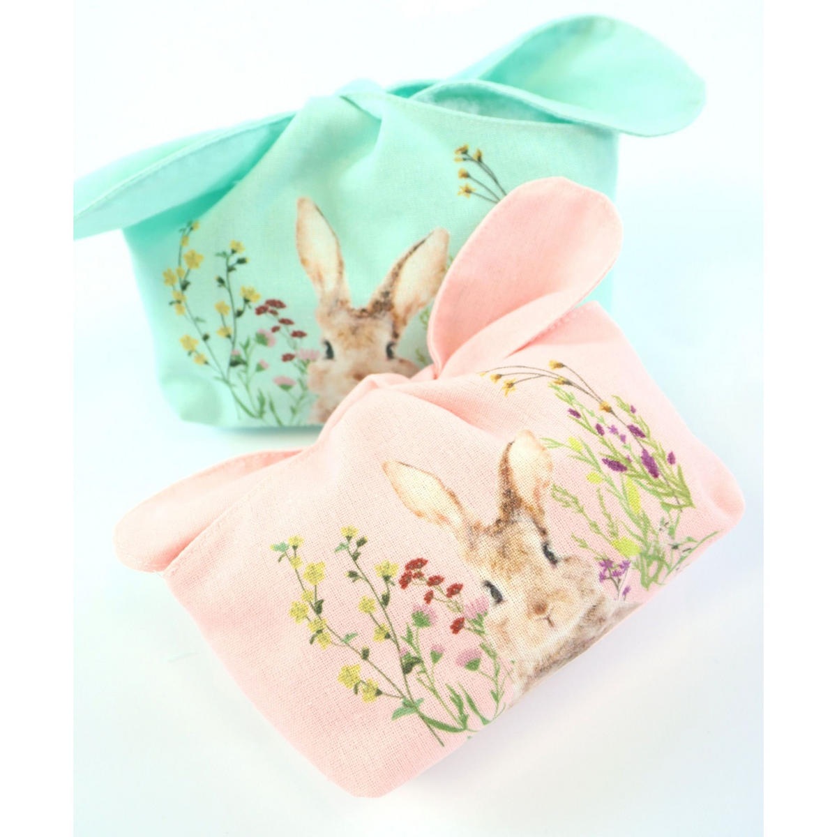 DEKOOBJEKT Bunny Meadow 3er Set - Multicolor, Textil (16/33/7cm) - FURNARO