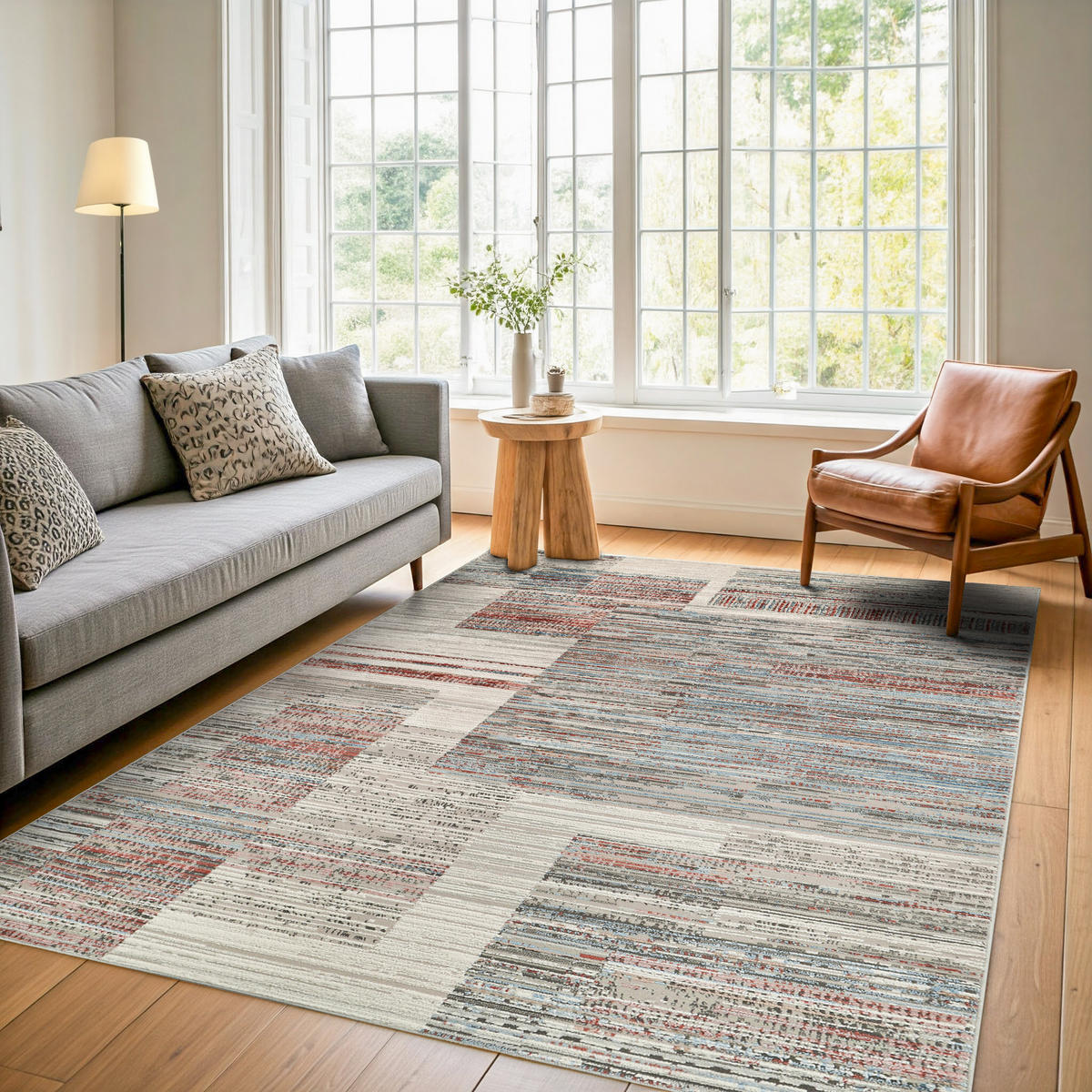 TEPPICH RETRO Weiß 120/170 cm - Weiß, Textil (120/170cm) - Tapiso