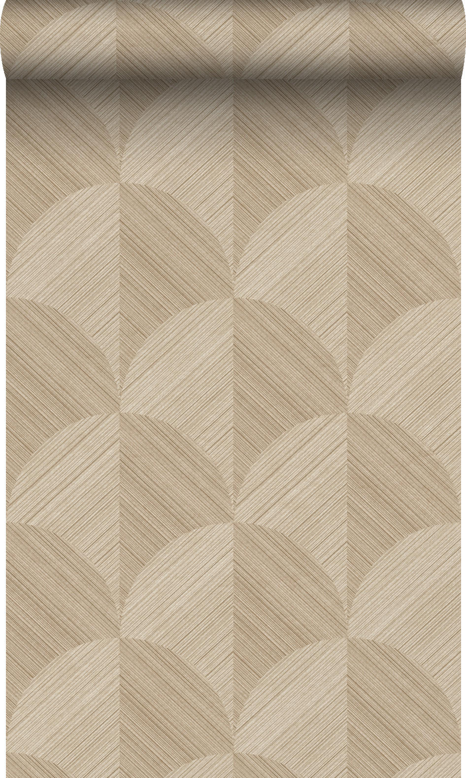 TAPETE 3D Muster 53 cm x 10.05 m - Beige, Papier (53/1000cm) - Origin Wallcoverings