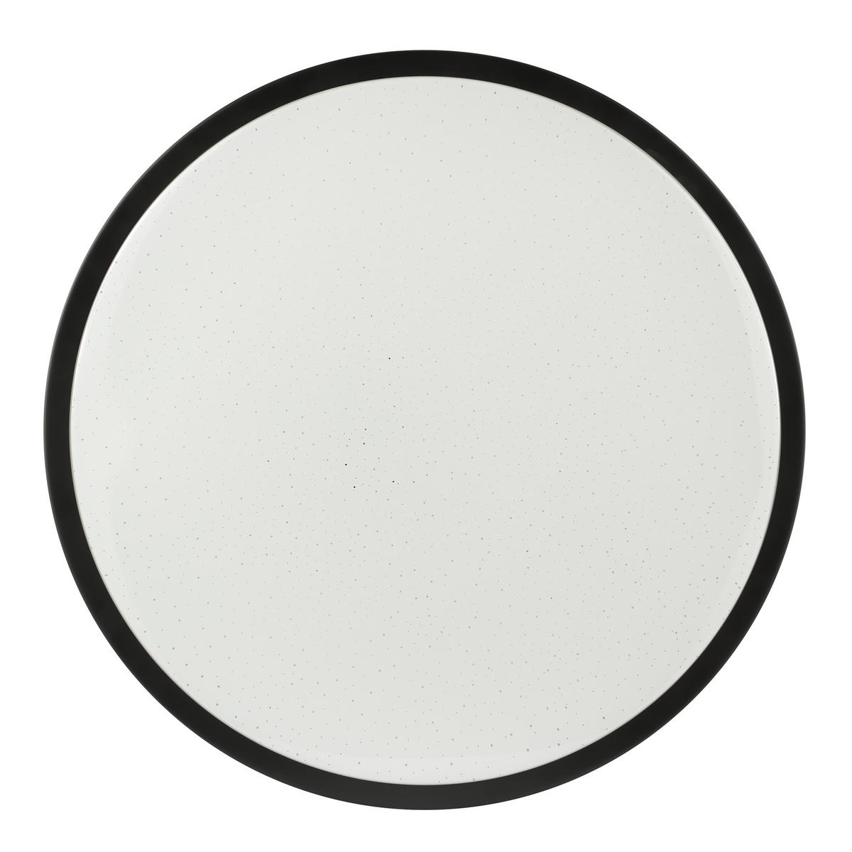 LED DECKENLEUCHTE Slimline Starry Schwarz/Weiß 39/39/6,5 cm - Multicolor, Metall (39/39/6.5cm) - Brilliant