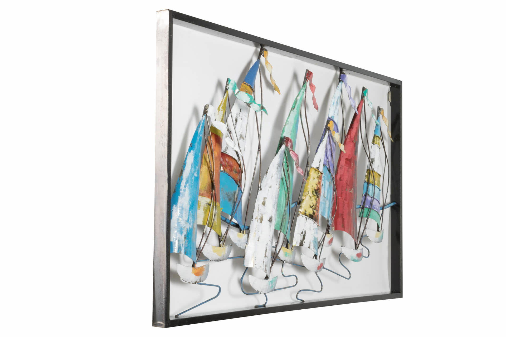 METALLBILD Bunt 120/60 cm - Multicolor, Metall (2.9/60cm) - KUNSTLOFT