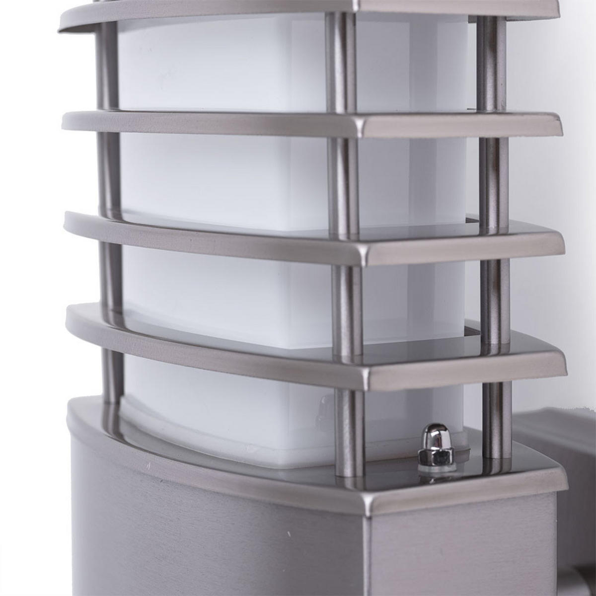 LED AUSSENLEUCHTE CHESTA Edelstahl Silber - Silberfarben, Metall (13.4/14.2/23cm) - Wofi