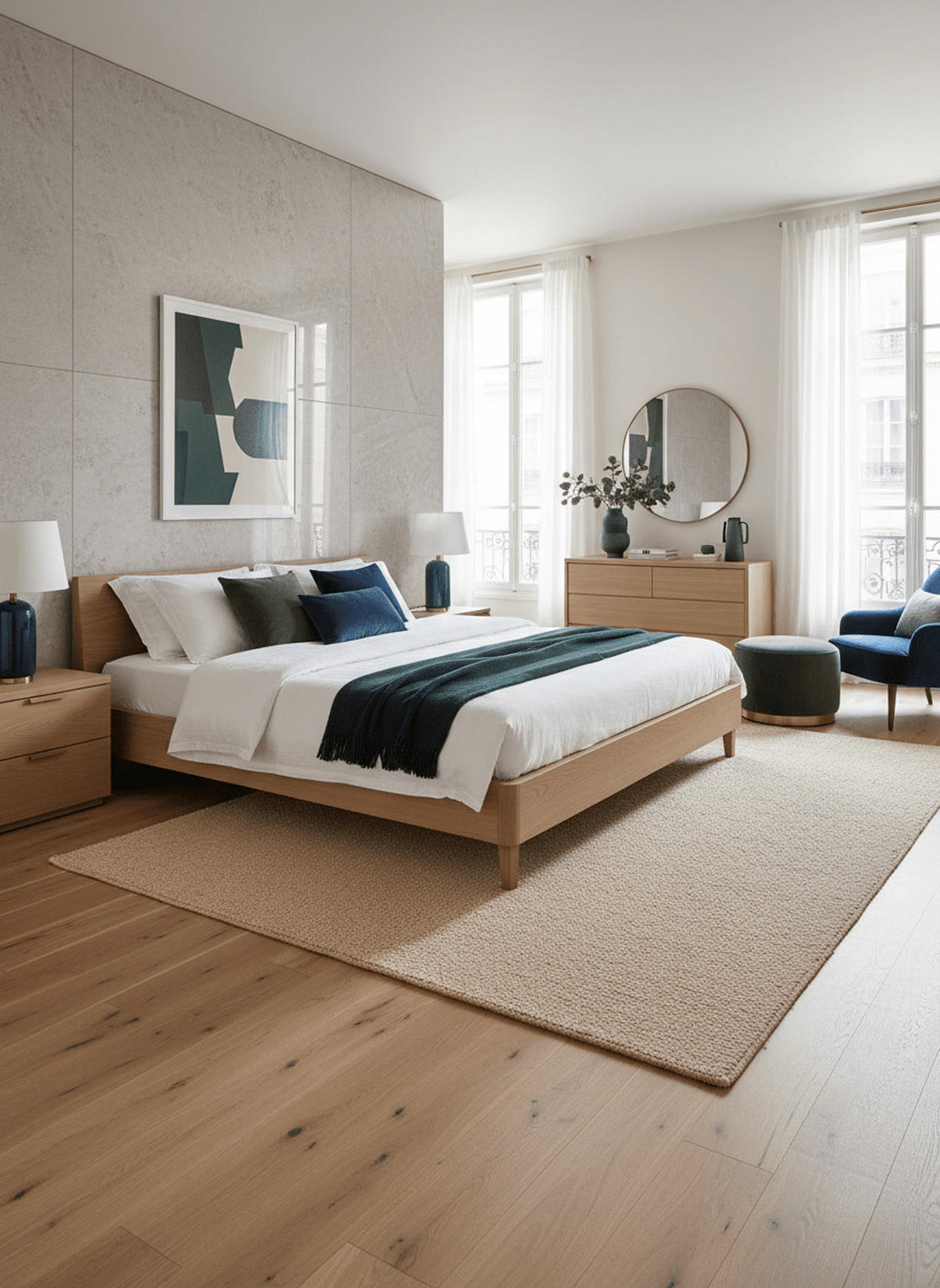 TEPPICH in Uni-Optik mit Schlingenflor beige - Beige, Textil (80/150cm) - AFK Living