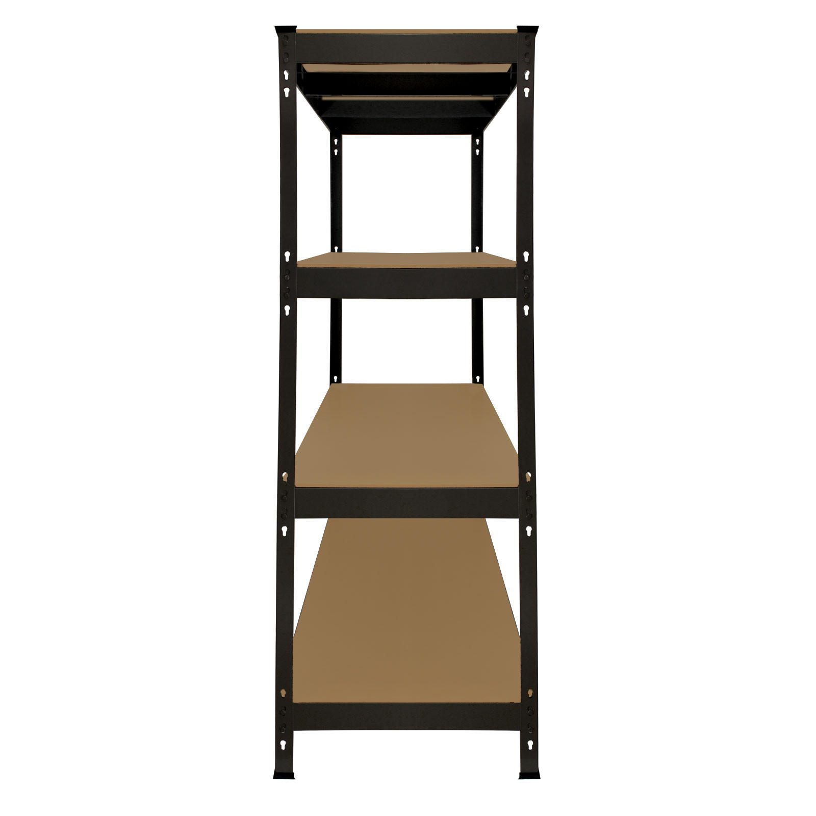 SCHWERLASTREGAL LAGERREGAL 160CM - Schwarz, Metall (160/160/60cm) - Monster Racking