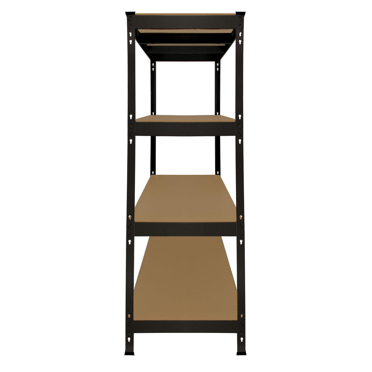 SCHWERLASTREGAL LAGERREGAL 160CM - Schwarz, Metall (160/160/60cm) - Monster Racking