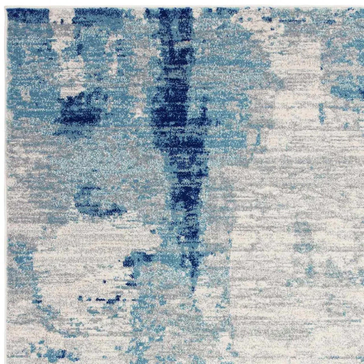TEPPICH Moderner, flachgewebter für Wohn- und Schlafzimmer REGGIE Blau 160 x 230 cm - Blau, Textil (160/230cm) - Novatrend