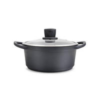 TOPF Graphit 30/20/10 cm MR4320 - Graphitfarben, Metall (20cm) - Maestro 