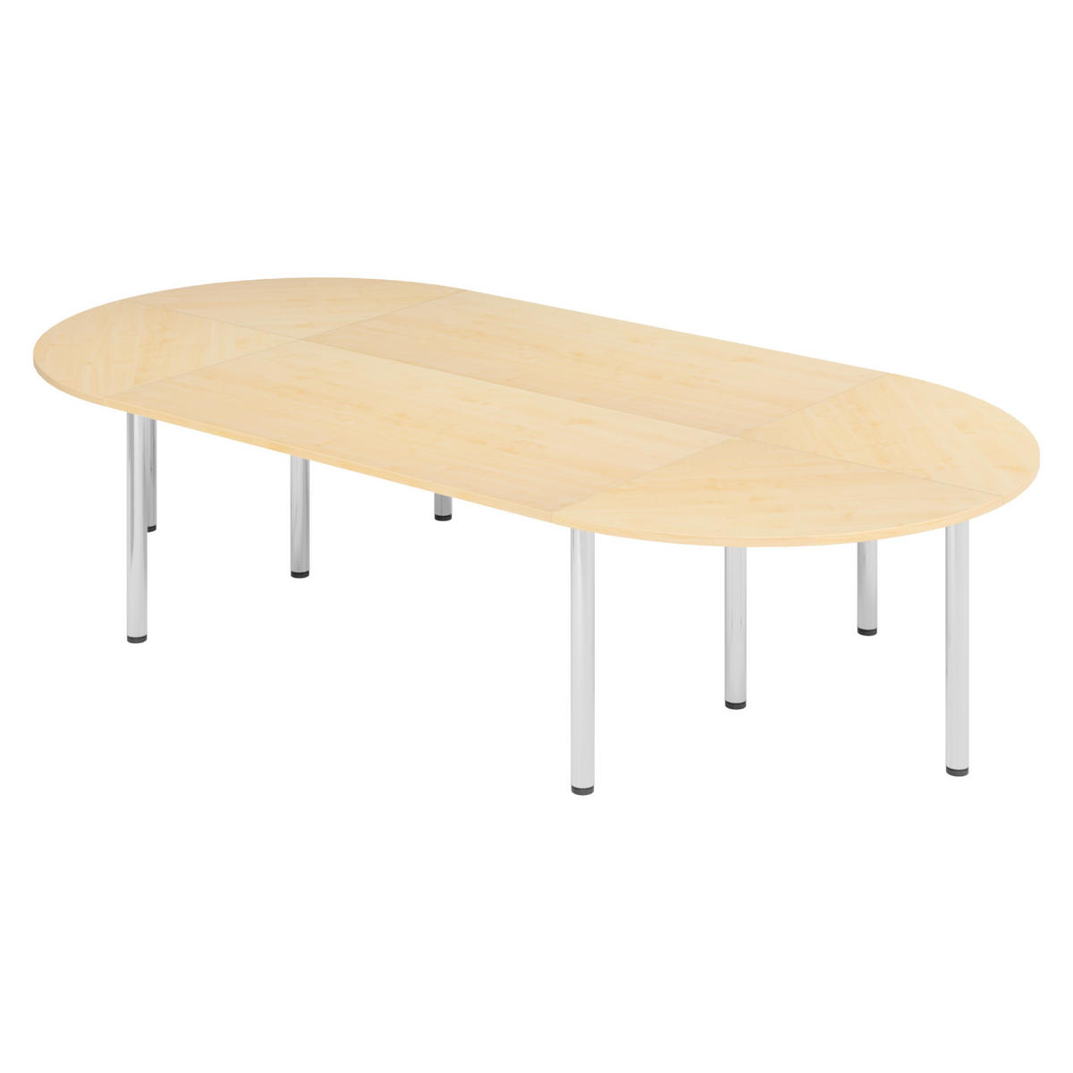 KONFERENZTISCH-SETS Serie-K 160/320/74 cm in Ahornfarben - Ahornfarben, Holzwerkstoff (160/320/74cm) - bümö