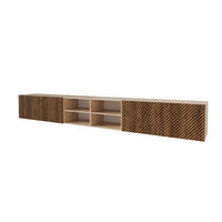 LOWBOARD ZENO-W 3x100x40x41 cm - Artisan / Katania - Eiche Wotan, Holzwerkstoff (300/40/41cm) - ALTDECOR