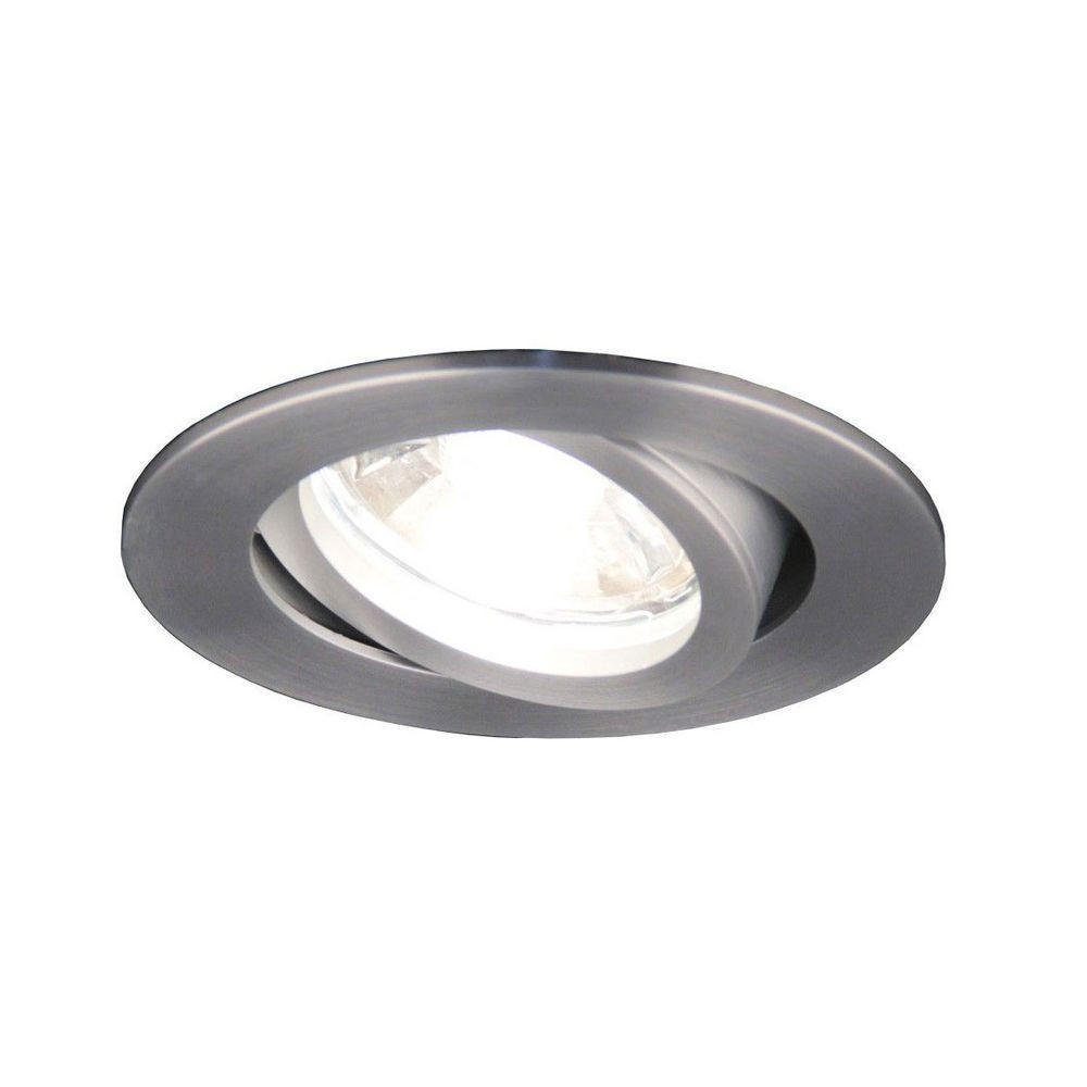 EINBAUSTRAHLER True GU10 schwenkbar 230V Alu-Matt - Alufarben, Metall (8.5/8.5/6.5cm) - s.luce