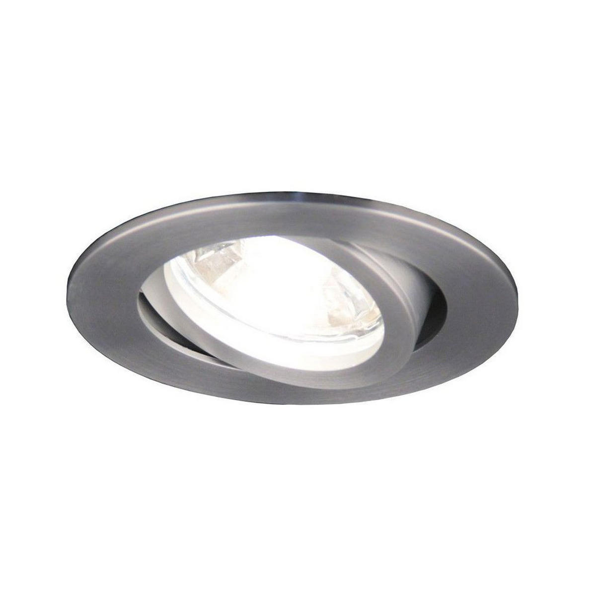 EINBAUSTRAHLER True GU10 schwenkbar 230V Alu-Matt - Alufarben, Metall (8.5/8.5/6.5cm) - s.luce