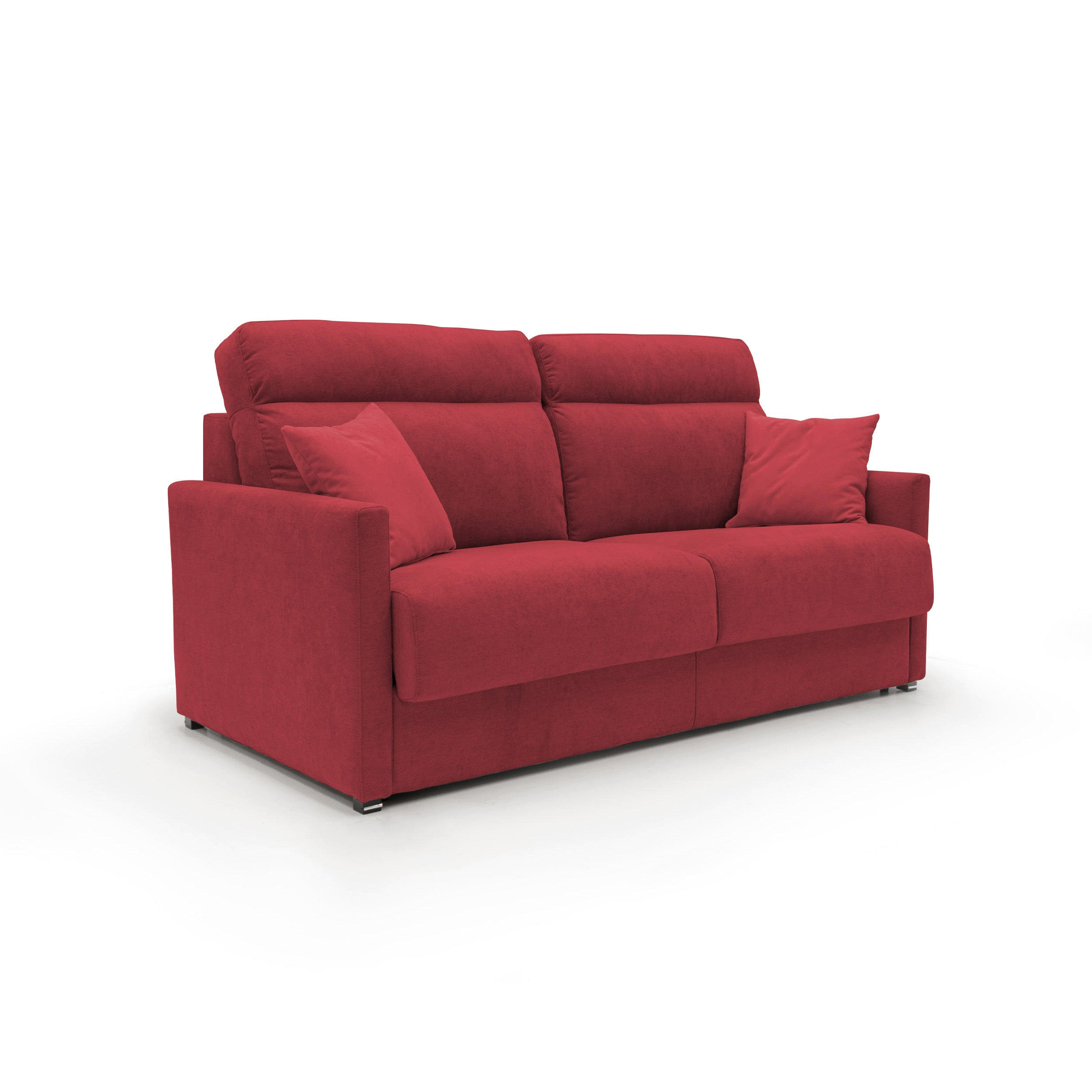 SCHLAFSOFA Margot - Rot, Textil (176/102/97cm) - Divani.store