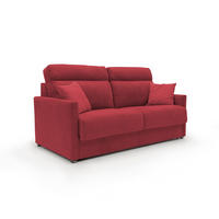 SCHLAFSOFA Margot - Rot, Textil (196/102/97cm) - Divani.store